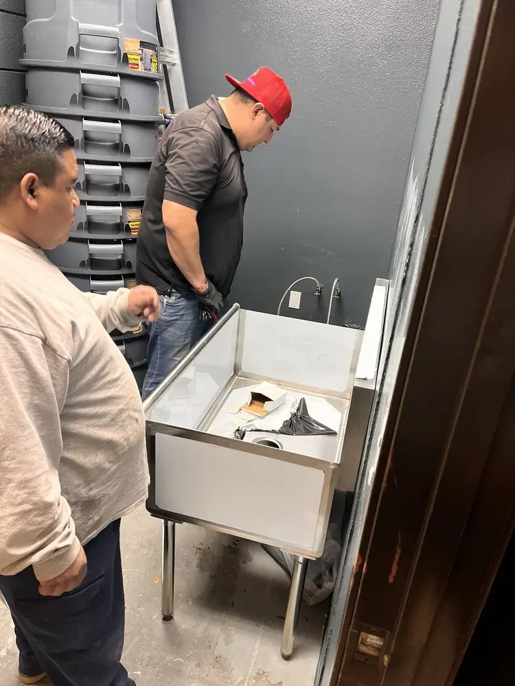 Commercial plumbing and sink installation in Apache Wells
